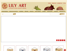Tablet Screenshot of lilyart.com